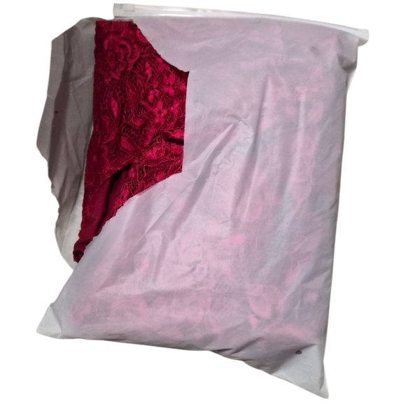 Bedoar Red Lace Dress 4XL - Picture 4 of 5